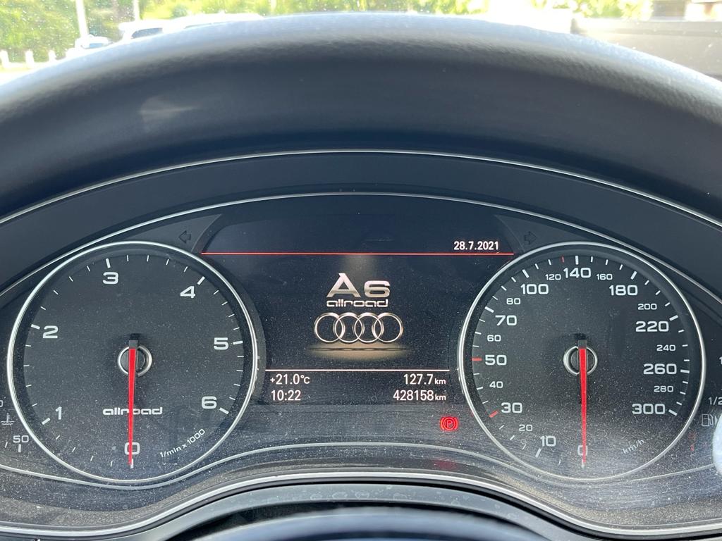 Vue du tableau de bord Audi A6